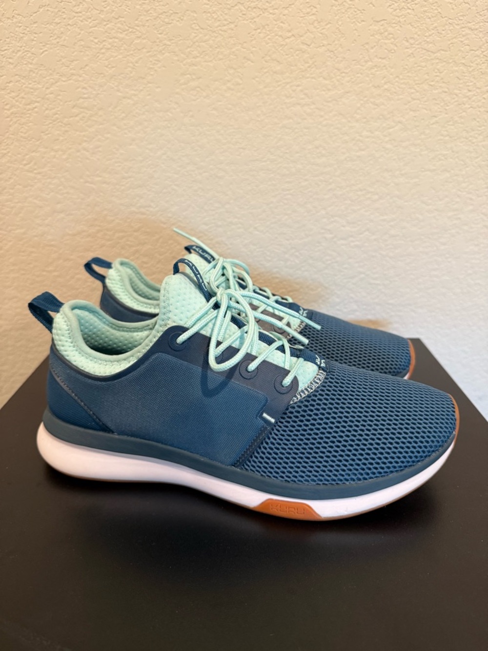 KURU Teal and Mint Athletic Sneakers - Picture 2 of 15